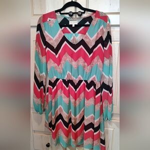 Fully lined knee length dress size L